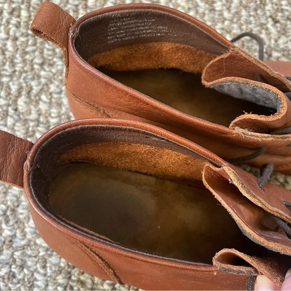 Taos Brown Leather Robin Boots 6/6.5